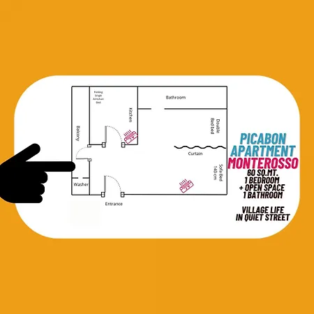 Picabon Quiet With Ac & Balcony *